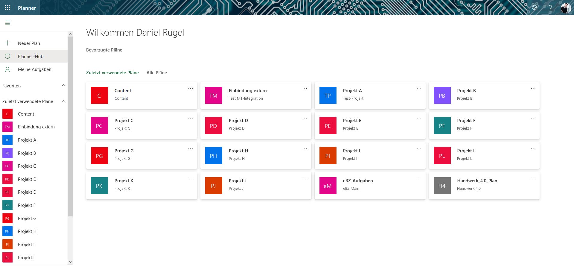 Microsoft Planner Hub